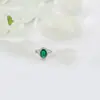 Anillo de Turmalina Rosa de Simulación para Mujer Nuevo Elegante Anillo de Diamante de Color Anillo de Diamante de Zircón Ovalado