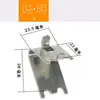 Soporte de estante con hebilla Estante con gancho de acero inoxidable Código de escalera de 1,5 mm Estante para congelador Estante para refrigerador con hebilla
