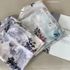 Conjunto de Estilo Nacional Retro Teñido Liso, Nuevo Estilo Chino, Pijama de Seda Helada para Mujer, Se Puede Usar Afuera, Pantalones Largos, Ropa de Casa con Pintura a Tinta