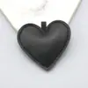 Novo Produto para o Festival QixiAcessórios de coração em couro, embalagem de buquê de flores, decorações florais românticas em formato de coração atacado