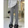 Pantalones Casuales de Pierna Ancha con Forro Polar de Corte Holgado para Mujer, Nuevos Pantalones Casuales de Invierno/Otoño de Cintura Alta Adelgazantes de Longitud Completa
