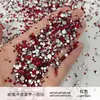 Rhinestones Grandes en Forma de Abanico, Rhinestones de Colores, Rhinestones Sueltos Ab Planos Traseros Iridiscentes Deslumbrantes Transparentes, Decoraciones Brillantes para Uñas DIY