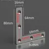 Soporte angular de acero inoxidable fijador de ángulo recto de 90 grados conector de soporte triangular de hierro pieza de refuerzo tipo ferretería soporte de estante