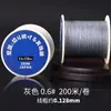 Hilo para ensartar cuentas para perlas, collar pulsera materiales hechos a mano DIY, cuerda para tejer, cuerda de mano, hilo delgado