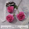 Flor Artificial Anna Rose de 3 Cabezas Simulada Flor para Boda Flor Artificial de Seda de Alta Gama Adornos Flor Decorativa para Sala de Estar Venta al por Mayor