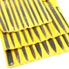 Set de 10 limas de brocado mixto con mango de plástico, modelo lima para raspar 3*140mm