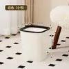 Lixeira Criativa para Dormitório, Sala de Estar, Cozinha, Uso Doméstico, Alto Valor Estético, Lixeira de Hotel com Anel de Pressão, Cesto de Lixo para Banheiro