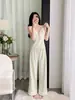 2026 Nuevo Pijama de Terciopelo de Isla para Otoño e Invierno para Mujer, Estilo Dulce Botones Ropa de Casa, Conjunto de Pijama de Tres Piezas Cálido y de Moda