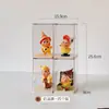 Caixa de Exibição de Figuras Estrela Caixa Surpresa Armazenamento Suporte de Exibição Acrílico Personalizável Gabinete de Exibição Estilo Japonês