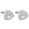 AliExpress deseo Nuevos Gemelos de Cristal de Diamante Triángulo simples de diamante para hombres y mujeres fabricantes al por mayor