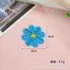 Novos Patches de Tecido de Flores, Patches Bordados Coloridos de Margaridas, Patches Criativos para Decoração de Sapatos e Chapéus, Etiquetas de Tecido para Decoração de Roupas