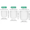 Vaso de Flor de Melamina em Forma de Arco Estilo Nórdico, Imitação de Porcelana, para Uso Doméstico na Sala de Estar, Adequado para Plantas Verdes Como Árvore da Fortuna e Palmeira Areca