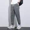 2026 Pantalones Nuevos de Nueve Puntos para Hombre Malla Seda de Hielo Verano para Hombre Delgados Sueltos Joggers Deportivos Casuales de Moda