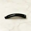 Presilha banana plissada de chifon, presilha vertical, presilha de garra de verão de alta qualidade, presilha para rabo de cavalo na nuca, presilha de cabelo elegante e delicada