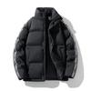 8098-Placa Ligera Maíz Par Acolchado de Algodón Chaqueta Hombres Invierno Nueva Marca de Moda Abrigo Acolchado de Algodón Pareja Americana Exterior Engrosado