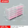 Miniso Rack Ilha Rosa Dupla Face Loja de Joias Boutique de Roupas Mãe e Bebê Papelaria Pet Shop Rack de Carga de Alta Qualidade