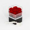 Buquê de Rosas Eternas Feito à Mão Presente de Dia dos Namorados Balde Abraço Presente DIY Flores Reais Flores Eternas Transfronteiriças