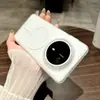 Para Funda de Teléfono Huawei Mate70Pro Piel Sensación Color Sólido Anillo Delgado Magnético 60 Simple Cubierta Total Resistente a Caídas Funda Protectora