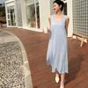 Saia de praia Aowizi verão feminina respirável secagem rápida vestido regata feminino elegante vestido afinar saia de alta qualidade