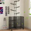 Estante de Armazenamento para Basquete para Uso Doméstico na Sala de Estar, de Chão, Estante Móvel para Armazenamento de Bolas, Estante de Armazenamento para Equipamentos Esportivos Infantis