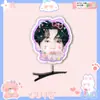 Tian Xuning Zi Yu Xu Niu Yu Horquilla de Primavera Accesorio para el Cabello Tocado Merchandising de Apoyo para Conciertos Mismo Estilo de Tiktok Materiales