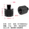 Tornillo para gimbal de cámara, trípode, tuerca para transmisión en vivo, accesorios para teléfono de fotografía, M681012, conversión de 1/4 a 3/8