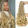 TEMU Venta Caliente Fibra Química Trenza de Tres Hilos Trenza Espiga Trenza de Tres Hilos Rizado Francés Cabello para Trenzar