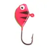 Anzuelo de Pesca con Cabeza de Plomo de 6 Colores con Forma de Pez Transfronterizo 2.1g Anzuelo de Pesca para Hielo Micro Colorido Señuelo de Pesca con Cebo Blando
