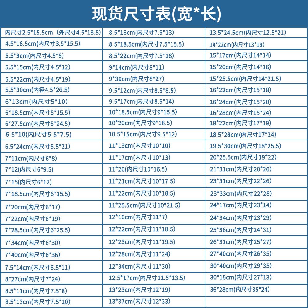 尺寸表中文1000X1000