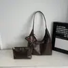 Bolsa Tote Versátil Retrô para Mulheres, Bolsa de Ombro Grande Capacidade para o Dia a Dia, Nova Bolsa de Ombro Tendência 2026, Bolsa de Mão Texturizada, Bolsa Casual