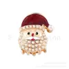 Presilhas de Cabelo Novas Transfronteiriças Acessórios de Cabelo com Tema de Natal Garra Exclusiva de Alto Padrão Papai Noel Rena Presilhas Estilo Ins