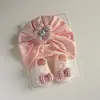 Conjunto de Sombrero Fino y Calcetines para Bebé de Primavera y Verano, Lindo Sombrero con Protección para la Fontanela de Recién Nacido, Gorros de Bebé al por Mayor para Niños y Niñas
