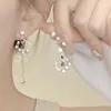 Brincos Super Fada Estrela com Franjas para Mulheres, Luxo Acessível Elegante, Brincos Longos Ins Novo Popular Nicho Novos Brincos, Versátil