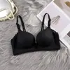Ropa interior fina estilo japonés de Kapok hueco y ligero, sin marcas, para realzar el busto pequeño, sujetador superior para niña con aros ajustables sin acero