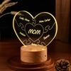 Amor Transfronteiriço Enfeites de Cristal Presentes de Feriado Lâmpada de Cabeceira Luz Noturna Presentes Criativos Artesanato Presentes Personalizados para a Mamãe