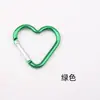 Mosquetão Coração de Amor 44*40mm Mosquetão para Escalada ao Ar Livre Formato de Coração de Pêssego Gancho de Escalada Fivela para Roupa Mochila Fivela de Liberação Rápida