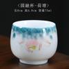 Pintado à mão xícara de chá de porcelana branca doce high-end kung fu chá conjunto artesanal xícara de chá de cerâmica única Copa Master