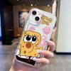 Bob Esponja Adecuado para iPhone 11 Funda Protectora Dibujos Animados Apple 17 Pro Max Funda de Teléfono Anti-Caída 15 Airbag