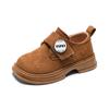 Zapatos Birkenstock Estilo Coreano para Niños Nueva Colección Primavera y Otoño 2025 Ligeros y Versátiles Zapatos de Piel para Niños Suela Suave Casuales y Cómodos Zapatos Tipo Mocasín