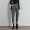 Jeans de Cintura Alta para Mujer Tallas Grandes, Primavera y Otoño, Alta Elasticidad, Talla Extra Grande, Pantalones de Corte Ajustado, Talla Extra Grande, Hace que las Piernas Parezcan Más Largas, Corte Holgado
