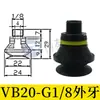 Ventosa Ondulada Vb5 Vb8 Vb10 Vb15 Vb20 Vb30 Vb40 Vb50 Ventosa de Vacío
