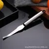 Cuchillo para carne de color naranja acero inoxidable 304 pelador de naranjas herramienta para cortar pudín de leche de naranja quitar el ombligo y extraer el corazón de la naranja