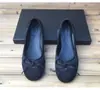 Zapatos Planos de Ballet Muy Suaves de Piel de Cordero con Lazo Francés y Punta Redonda para Mujer Zapatos Azules Pequeños Estilo Suave Sin Cordones Planos Zapatos Individuales para Ir al Trabajo