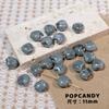 Accesorios de joyería de cerámica hechos a mano, pulsera DIY, pendientes hechos a mano con esmalte de flores de colores, collar, cadena para teléfono móvil, colgante, decoración de estilo antiguo