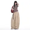 Pantalones de Verano para Mujer 2026 Diseño Fruncido con Cordón Pierna Torcida Nuevo Estilo Adelgazante Casual Sueltos Delgados Pantalones Globos
