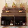 Mesa de Altar Budista, Mesa de Incenso, Mesa de Oferendas Domésticas, Mesa de Santuário, Mesa de Oferendas para Guan Gong e Deus da Riqueza, Mesa de Incenso, Mesa de Adoração para Estátua de Buda Guanyin