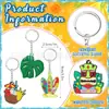 Novo Chaveiro Criativo Legal Tema Havaiano Pingente Acessórios Material PVC Fornecimento Especial Transfronteiriço Fabricante Atacado