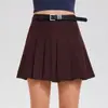 Falda plisada Cai Jue para mujer, falda corta de verano, otoño, invierno 2025, nuevo estilo, petite, de cintura alta, falda lápiz, falda midi de línea A