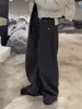 Pantalones de Chándal Rayados Versátiles de Forro Polar Grueso de Invierno Europeos Pantalones de Punto con Raya Estilizados Pantalones Largos Rayados