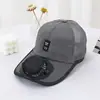 Sombrero Solar de Verano con Ventilador para Adultos, Hombres y Mujeres, Malla Transpirable con Protección Solar para Sombra al Aire Libre y Viajes